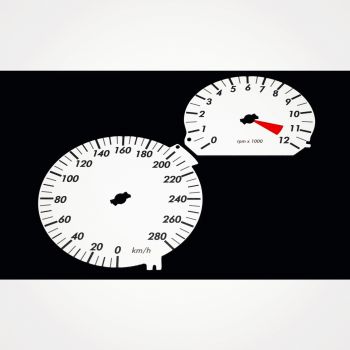 BMW K1200 R KM/H White - 1