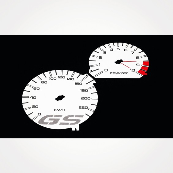 BMW R1200 GS 2010-2012 KM/H White - 1