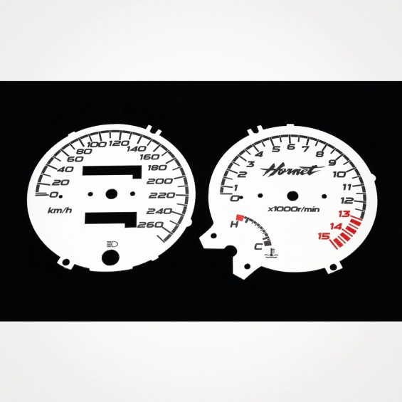 Honda CB 600 Hornet 1998-2002 KM/H White - 1