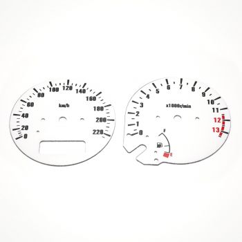 Honda CBF 600N 2008+ KM/H White - 1