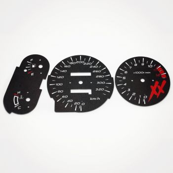 Honda CBR 1100 XX Blackbird 1996-2000 KM/H Black - 1