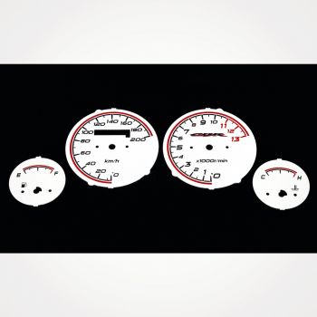 Honda CBR 125 2004-2007 KM/H White - 1