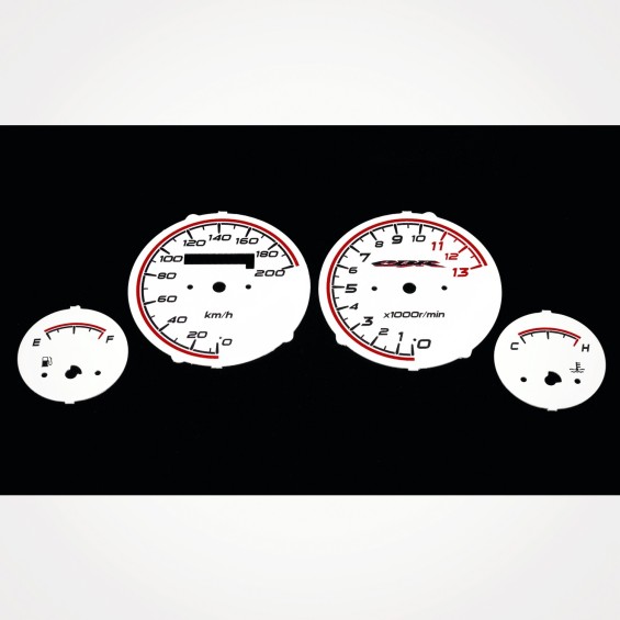 Honda CBR 125 2004-2007 KM/H White - 1