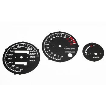 Honda CBR 600 F2 1991-1994  KM/H Black - 1