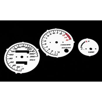 Honda CBR 600 F2 1991-1994 KM/H White - 1