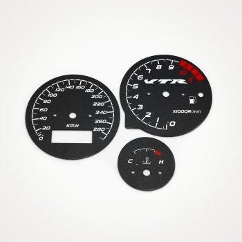 Honda VTR 1000 F 1997-2000 KM/H Black - 1