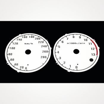 Kawasaki 1400 GTR 2007-2009 KM/H White - 1