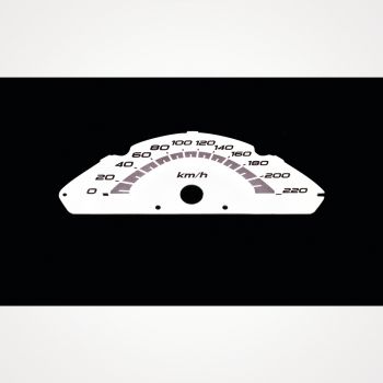 Kawasaki ER-6N 2009-2011 KM/H White - 1