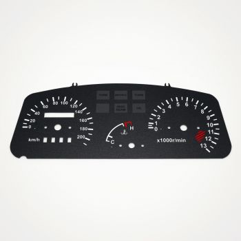 Kawasaki GPZ 500S 1987-1993 KM/H Black - 1