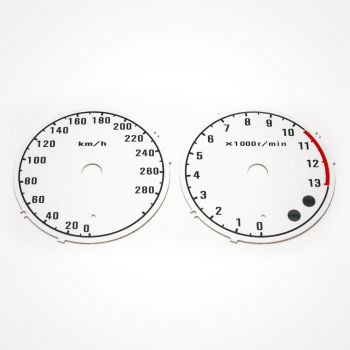 Kawasaki GTR 1400 2010-2015 KM/H White - 1