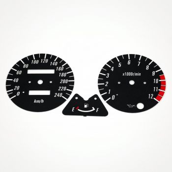 Kawasaki ZR-7 1999-2003 KM/H Black - 1