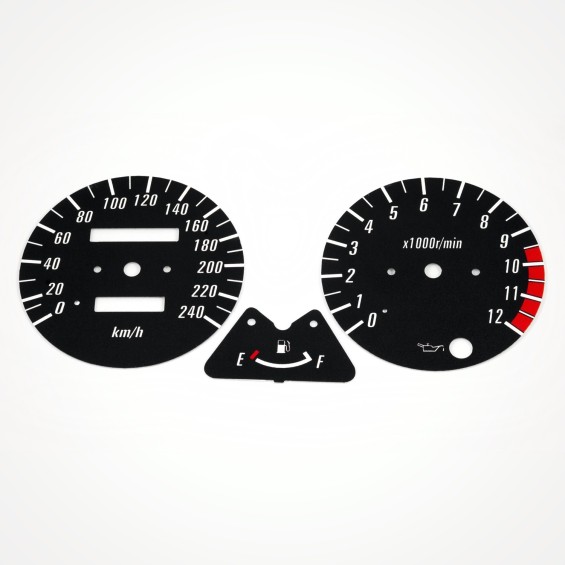 Kawasaki ZR-7 1999-2003 KM/H Black - 1