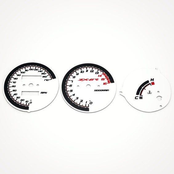 Kawasaki ZX-6R Ninja 600 1995-1997 MPH White - 1