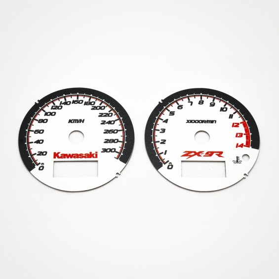 Kawasaki ZX-9R Ninja 900 2000-2003 KM/H White - 1
