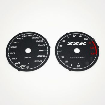 Kawasaki ZZR 1400 ABS 2006-2011 KM/H Black - 1