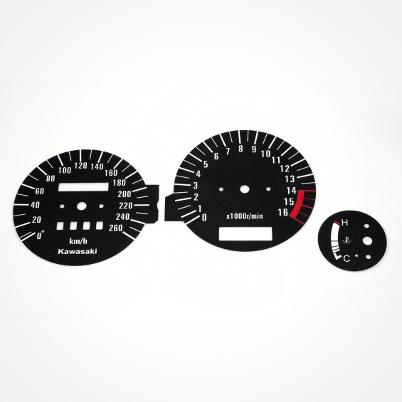 Kawasaki ZZR 600 D ZX6D 1990-1992 KM/H Black - 1