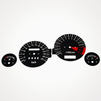 Kawasaki ZZR 600 E ZX6E 1993-2000 KM/H Black - 1