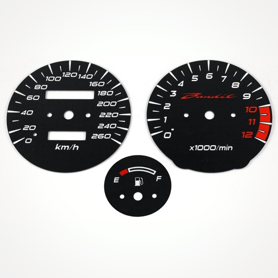 Suzuki GSF 1200 S Bandit 1996-2000 KM/H Black - 1