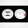 Suzuki GSF 600 Bandit 1995-1999 KM/H White - 1
