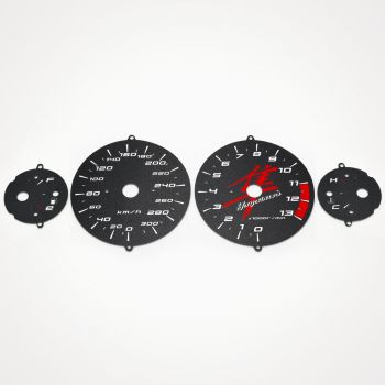 Suzuki GSX 1300 R Hayabusa 2001-2007 KM/H Black - 1