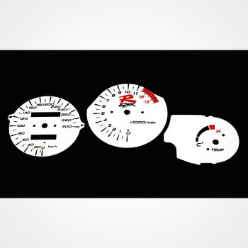 Suzuki GSX-R 1100 1993-98 KM/H White - 1