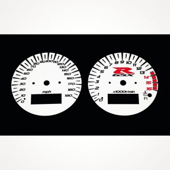 Suzuki GSX-R 600 1997-2000 MPH White - 1