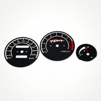 Yamaha TDM 850 1991-1995 KM/H Black - 1