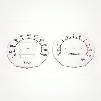 Honda CBR 600 F2 1991-1994  KM/H White