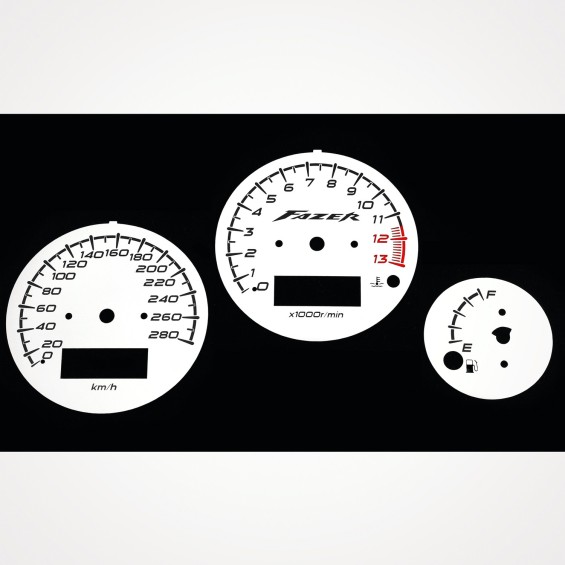 Yamaha FZS 1000 Fazer KM/H White - 1