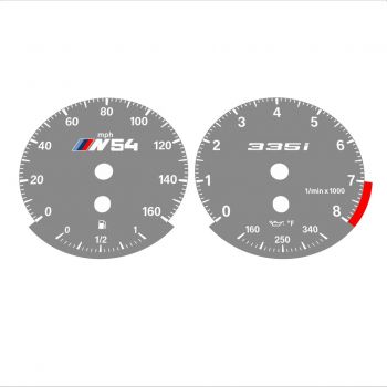 BMW E90 E92 335i 160 MPH Gray - Standard - 6