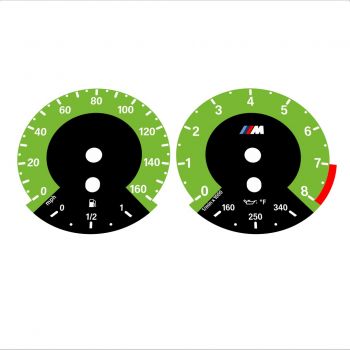 BMW E90 E92 335i 160 MPH Green - 1M Style - 34