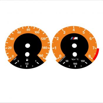 BMW E90 E92 335i 160 MPH Orange - 1M Style - 50