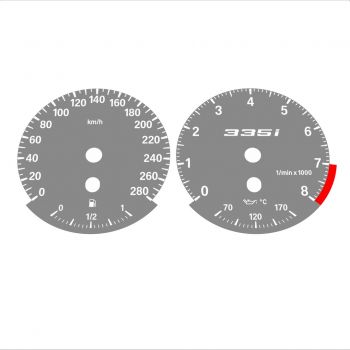 BMW E90 E92 335i 280 KM/H Gray - Standard - 3