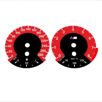 BMW E90 E92 335i 280 KM/H Red - 1M Style - 18