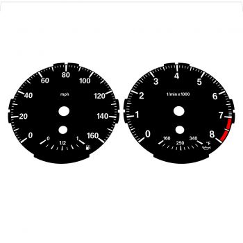 BMW E82 E87 135i 160 MPH Black - Standard - 1