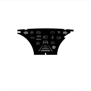 BMW E90 E92 M3 Euro warning light panel - 1