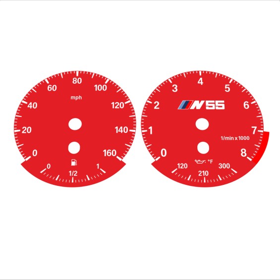 BMW E90 E92 335i 160 MPH Red - Standard - 111