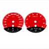 BMW E90 E92 M3 Red - Black Bottom - 145