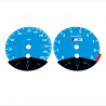 BMW E90 E92 M3 Blue - Black Bottom - 138
