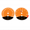 BMW E90 E92 M3 Orange - Black Bottom - 142