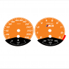 BMW E90 E92 M3 Orange - Black Bottom - 149
