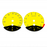 BMW E90 E92 M3 Yellow - Black Bottom - 122