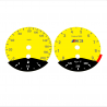 BMW E90 E92 M3 Yellow - Black Bottom - 125