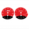 BMW E90 E92 335i 160 MPH Red - Black Bottom - 110