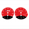 BMW E90 E92 335i 160 MPH Red - Black Bottom - 120