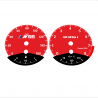 BMW E90 E92 335i 160 MPH Red - Black Bottom - 128