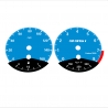 BMW E90 E92 335i 160 MPH Blue - Black Bottom - 99