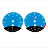 BMW E90 E92 335i 160 MPH Blue - Black Bottom - 122