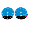 BMW E90 E92 335i 160 MPH Blue - Black Bottom - 132
