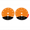 BMW E90 E92 335i 160 MPH Orange - Black Bottom - 105